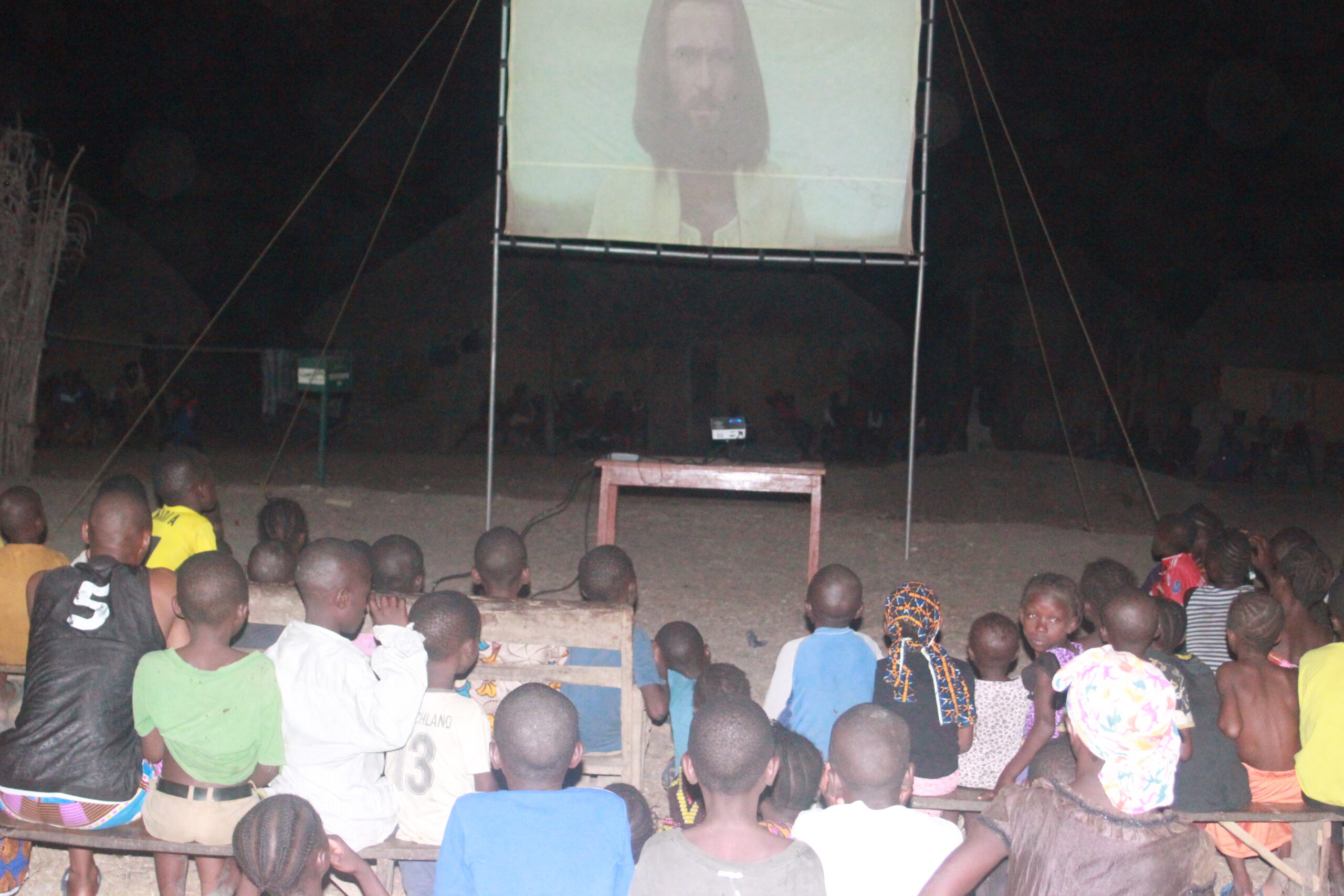 Dozens Watch Jesus Film After Clinic