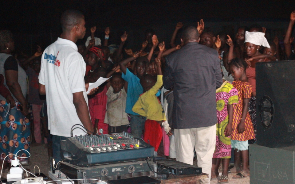 Village Child Evangelism during Clinic